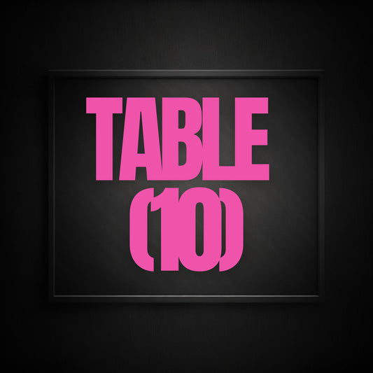 Tables of (10)