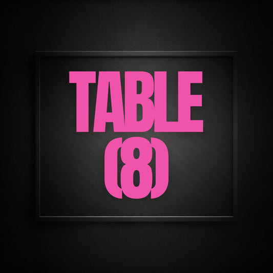 Tables of (8)